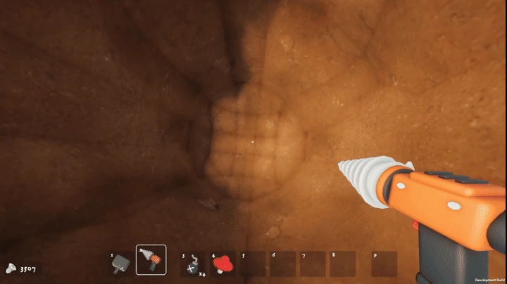 Preview of the drill gameplay GIF